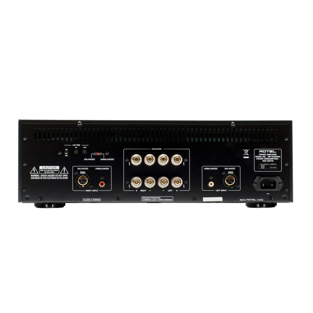 Rotel RB-1552 MkII Stereo Power Amplifier | Audio Advisor